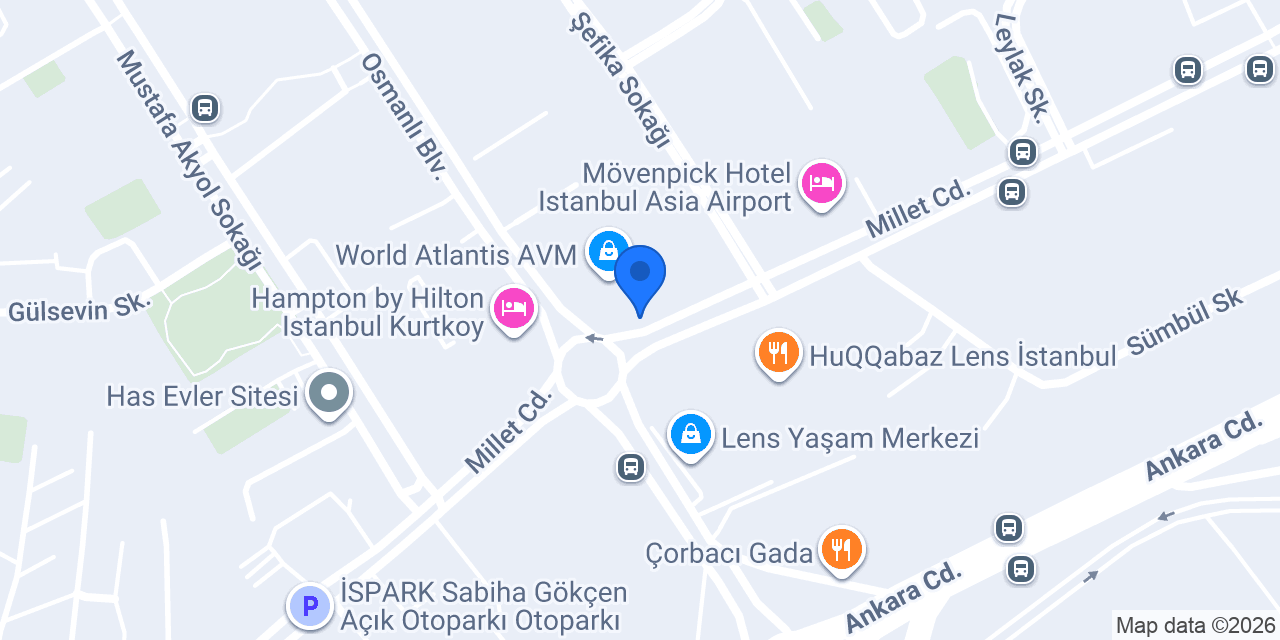 Tatlı Academy Yenişehir konumu