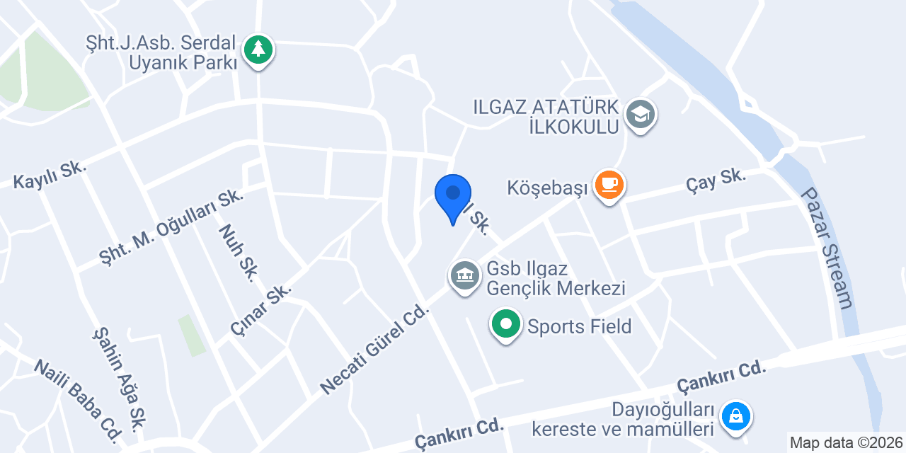Ilgaz Anaokulu konumu