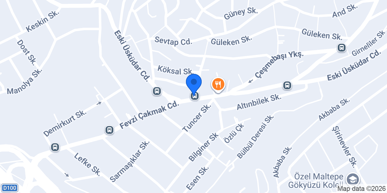 Oses Çiğ Köfte konumu