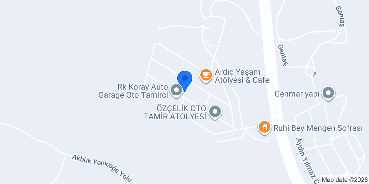 Keçeli kaporta boya konumu