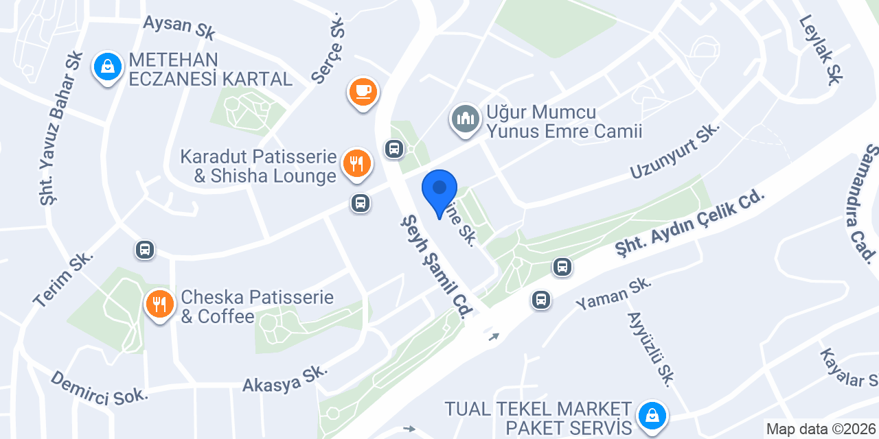 Kuaför Emine konumu