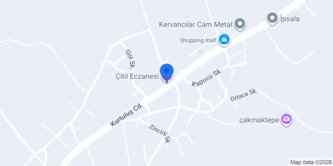Çitil Eczanesi konumu
