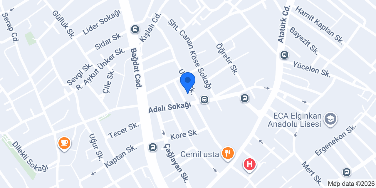 Akka Proje İnşaat konumu