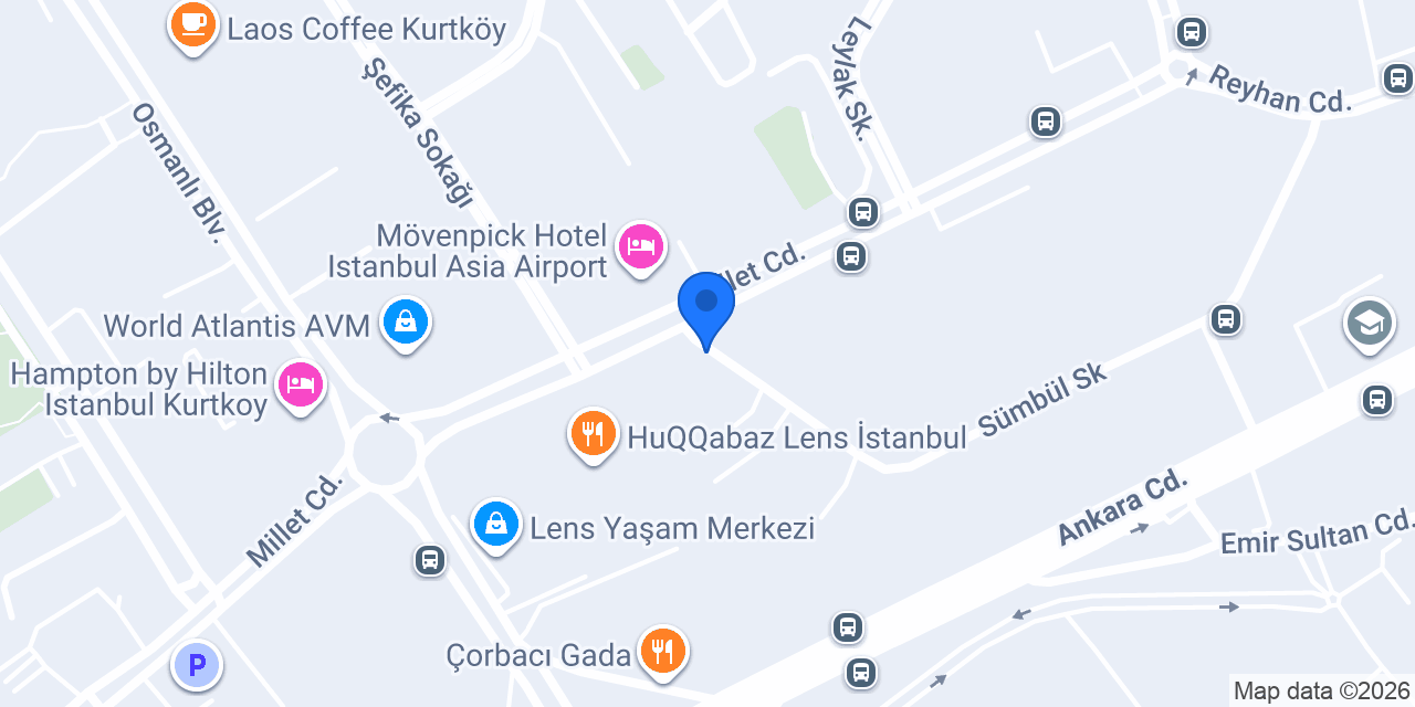 TeaShop Lens Yaşam Merkezi konumu