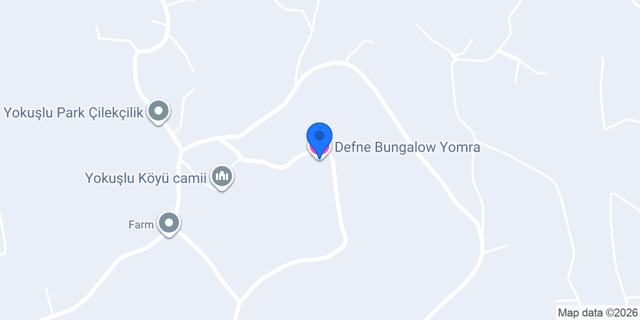 Defne Bungalow Yomra konumu