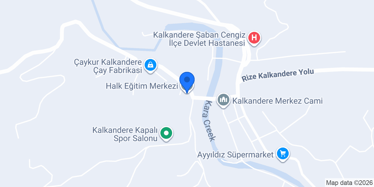 Halk Eğitim Merkezi konumu