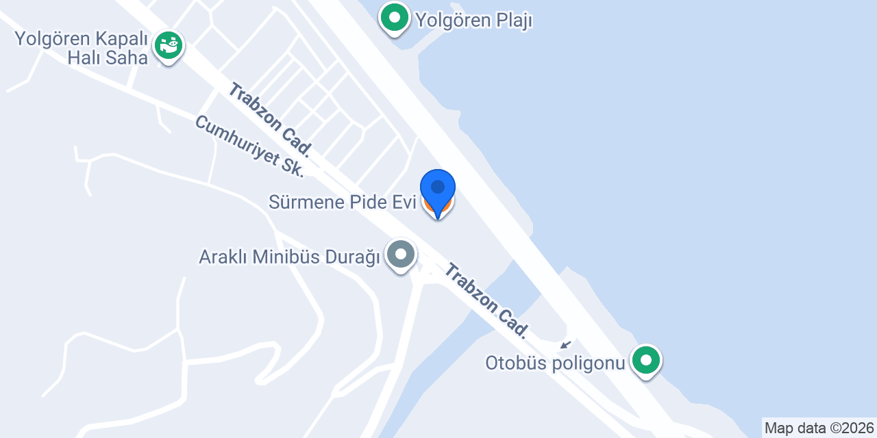 Sürmene Pide Evi konumu