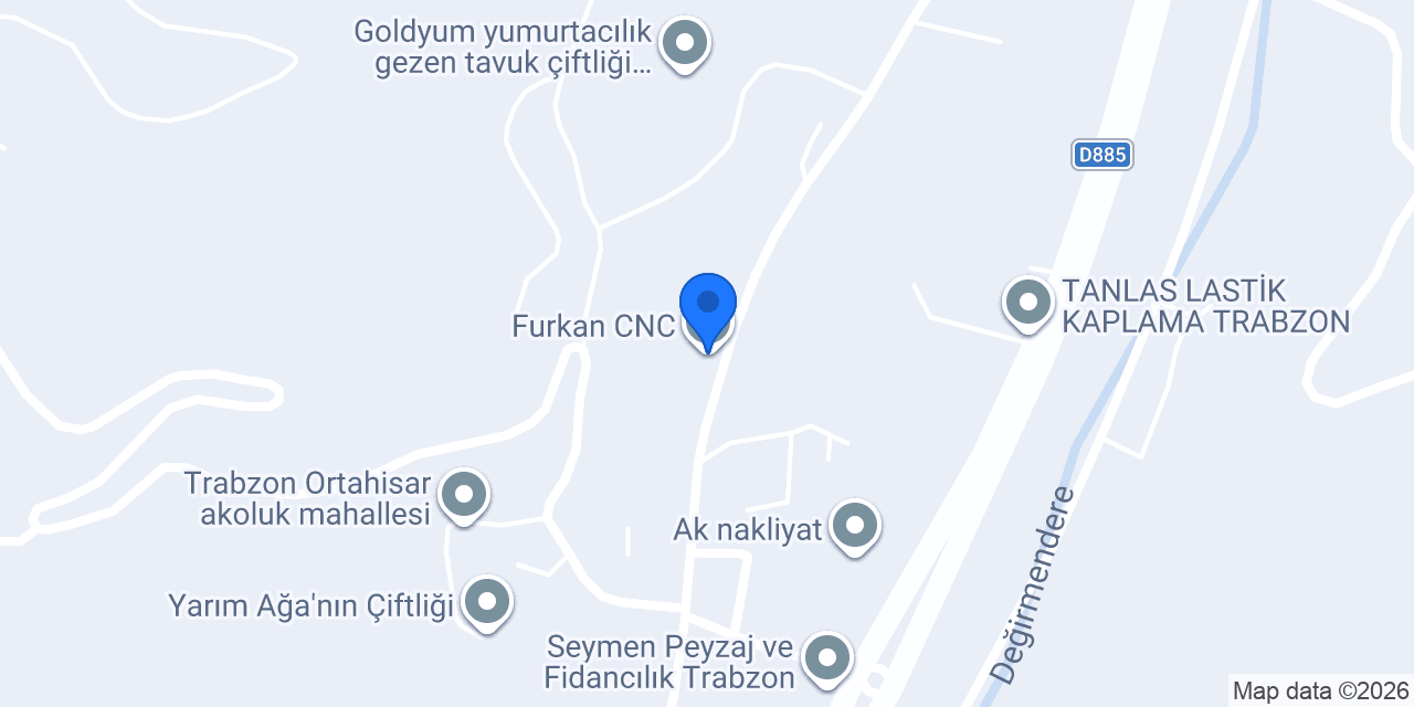 Furkan CNC konumu