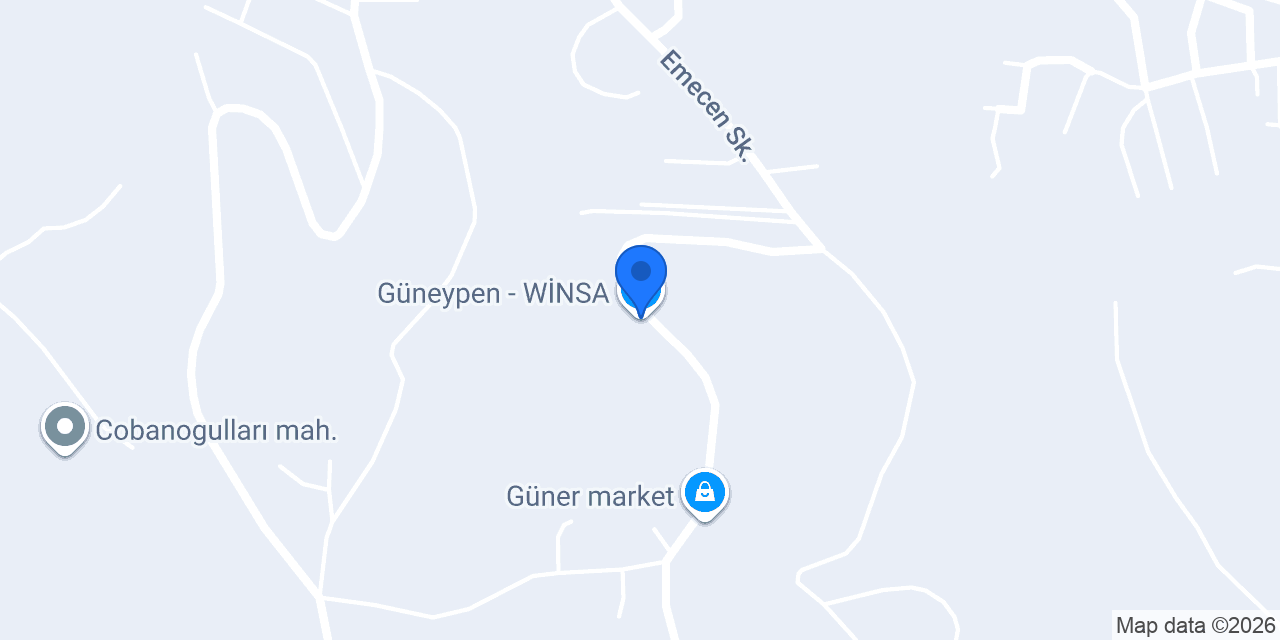 Güneypen - WİNSA konumu