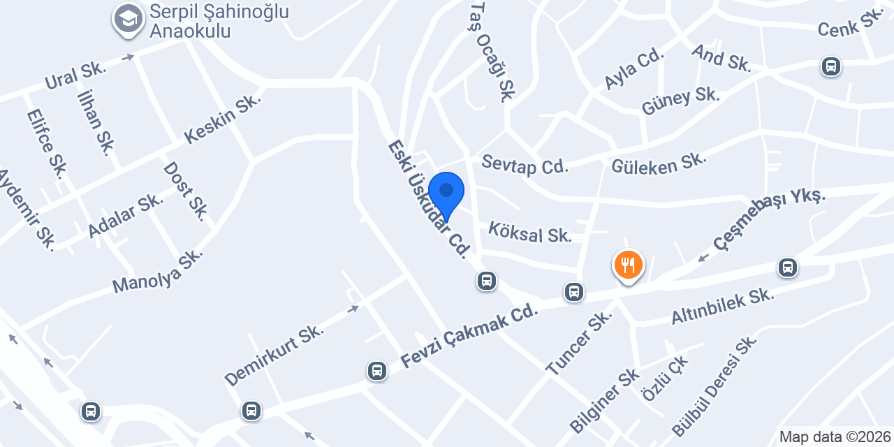 Kuaför Gökçe Atik konumu
