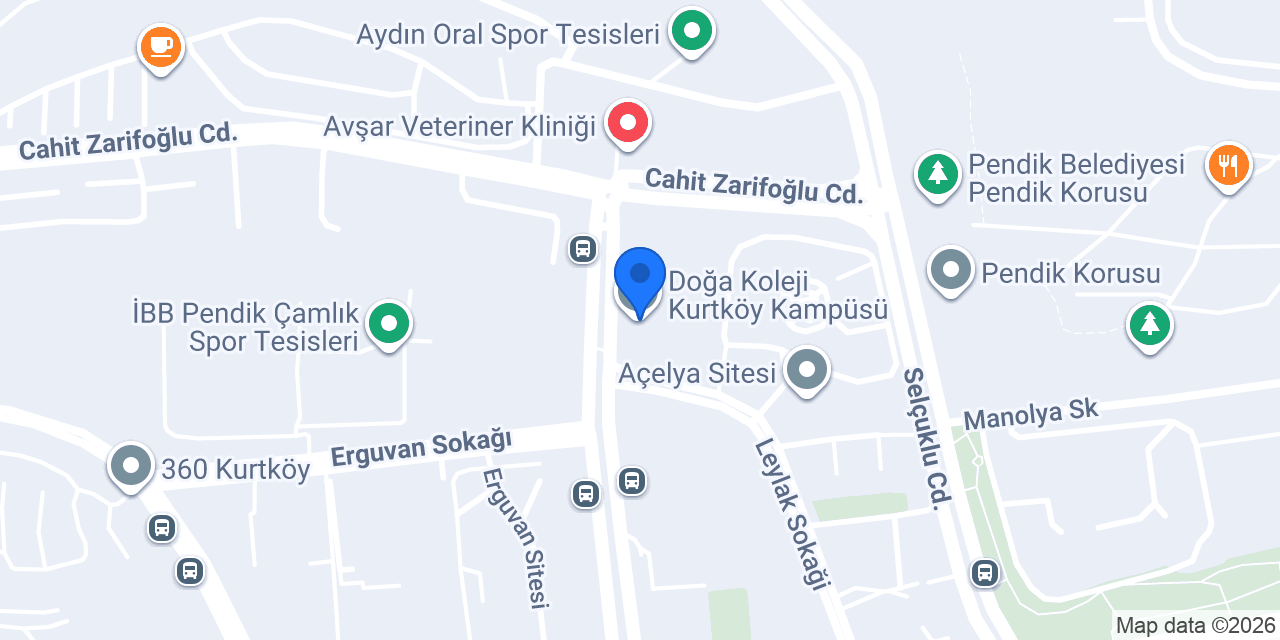 Doğa Koleji Kurtköy Kampüsü konumu