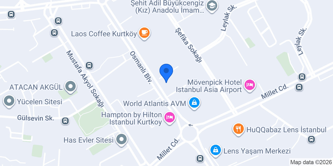 Duru Çiçek Kurtköy Çiçekçi konumu