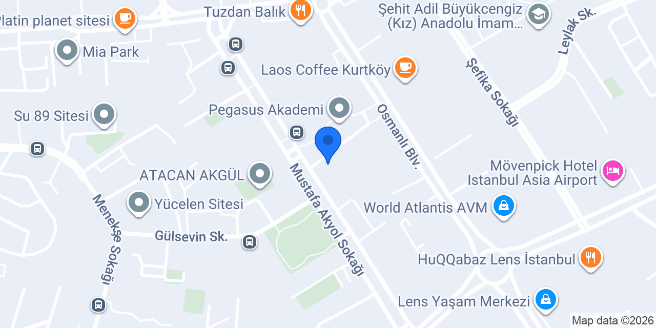 Fizyoterapist Selen Gümüş konumu