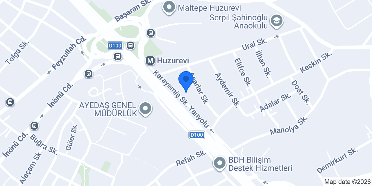 Halkbank Maltepe E-5 Şubesi konumu