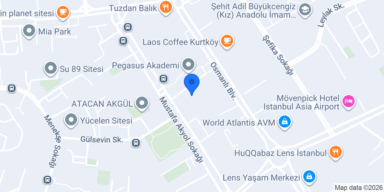 Dr. MU Dermatoloji Kliniği konumu