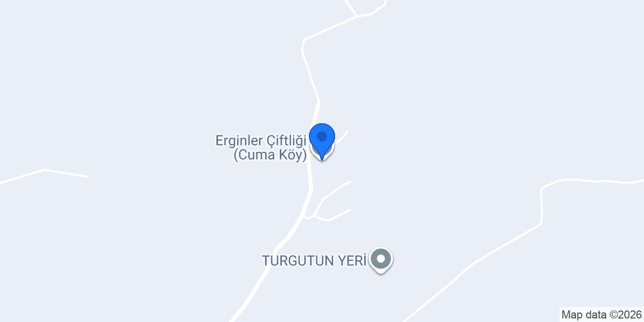 Erginler Çiftliği(Cuma Köy) konumu