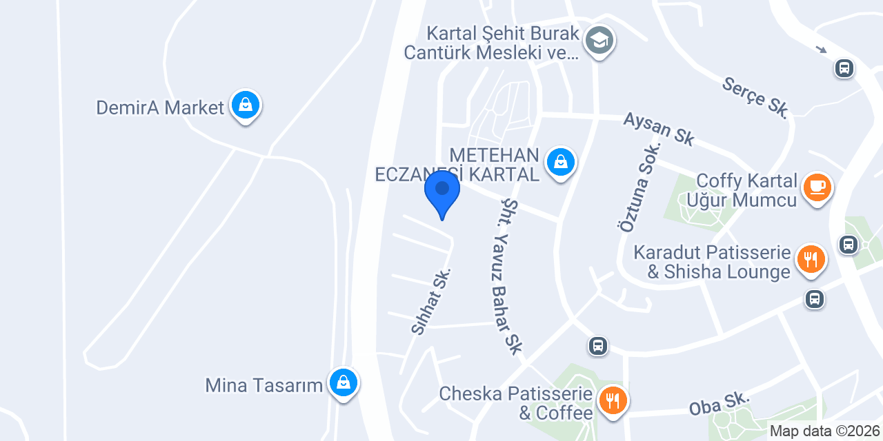 Kartal su tesisatçısı konumu