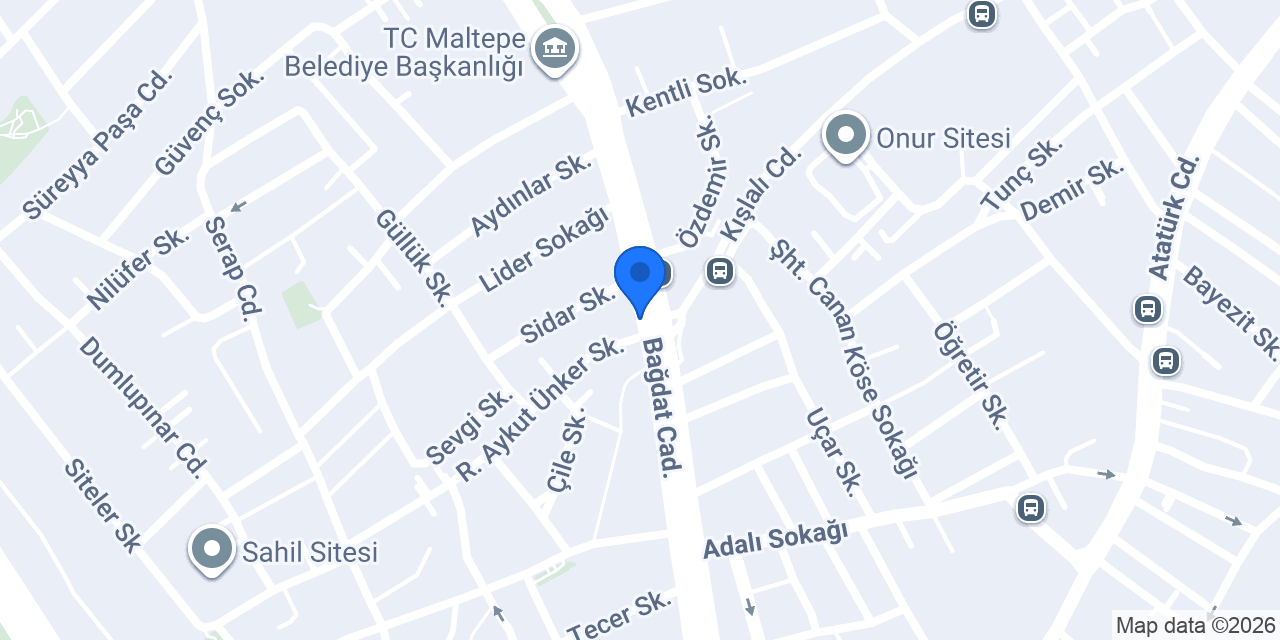 Mahir Mobilya Maltepe konumu