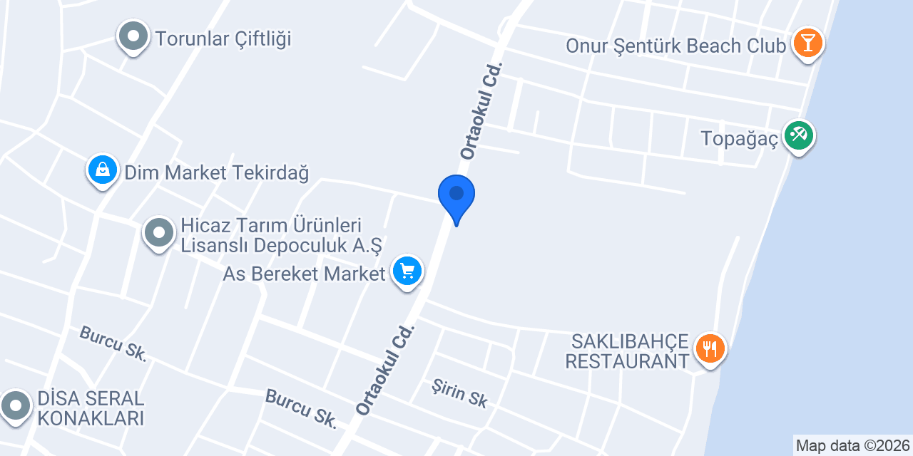 Topağaç konumu