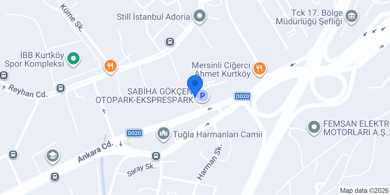 Delta Araç Kiralama konumu