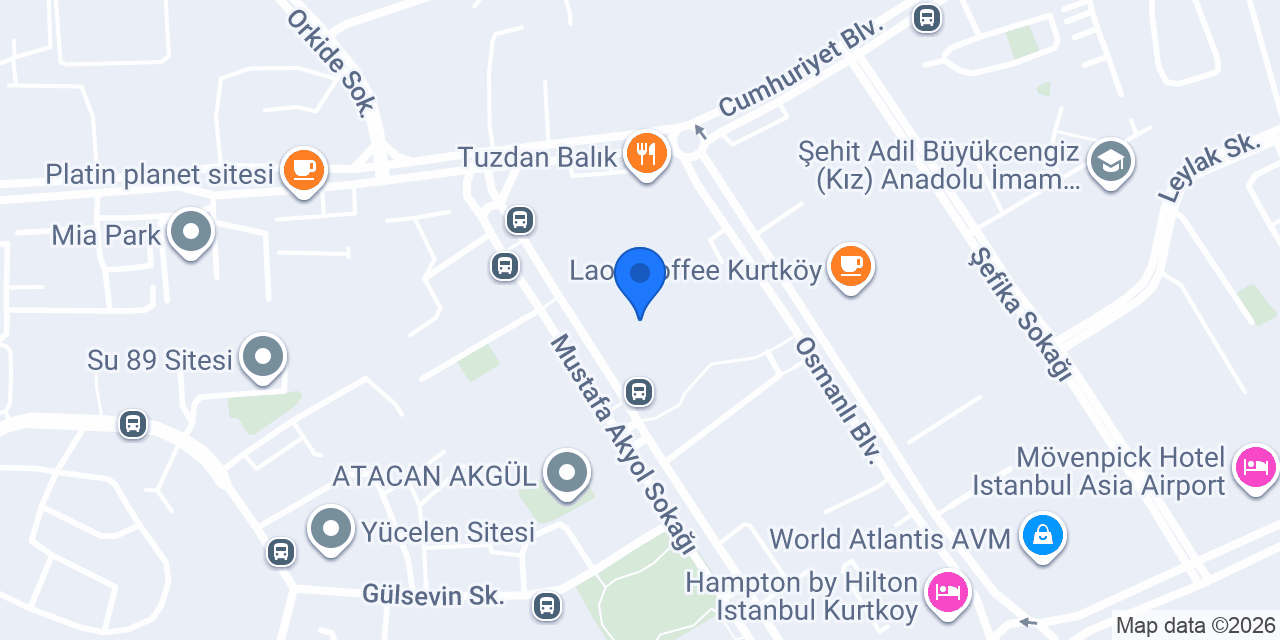 ADA YAPI DEKORASYON KURTKÖY konumu