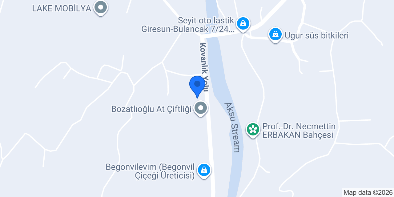 Öztürk Fındık konumu