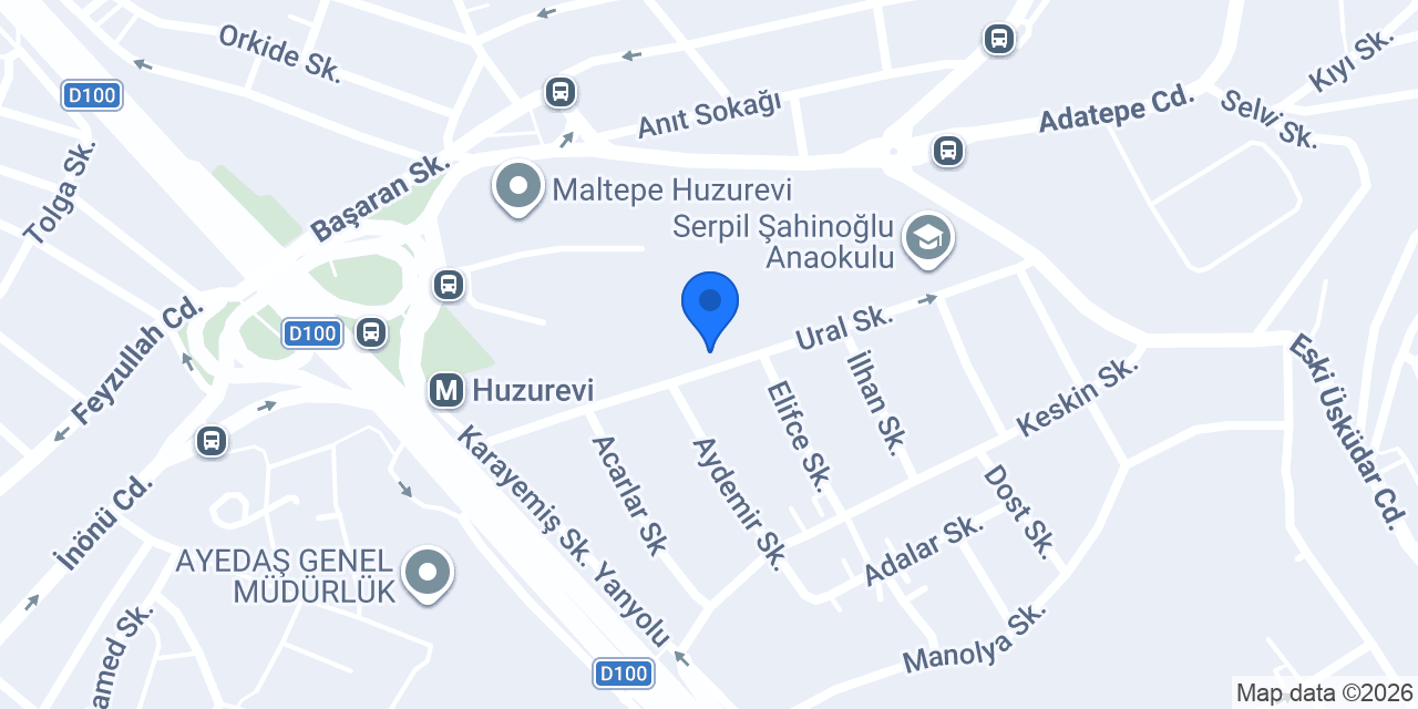 Evko konumu
