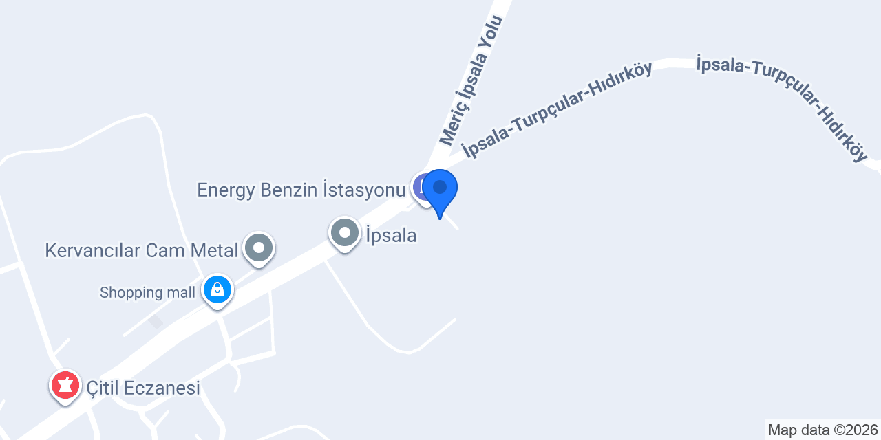 Kermanoğulları Kırkpınar Çeltik Fabrikası konumu