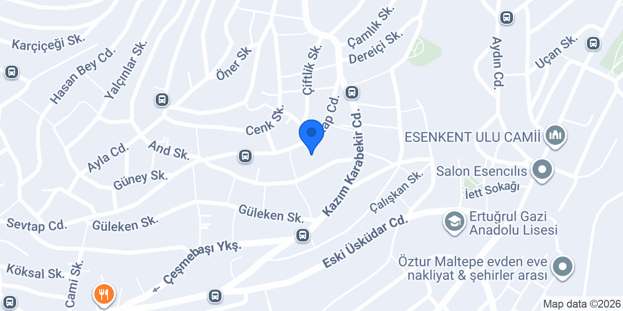 Bölgem İlaçlama konumu