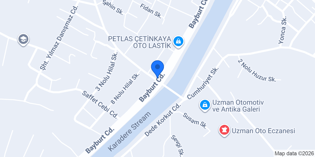 Cadde motor Trabzon Araklı konumu