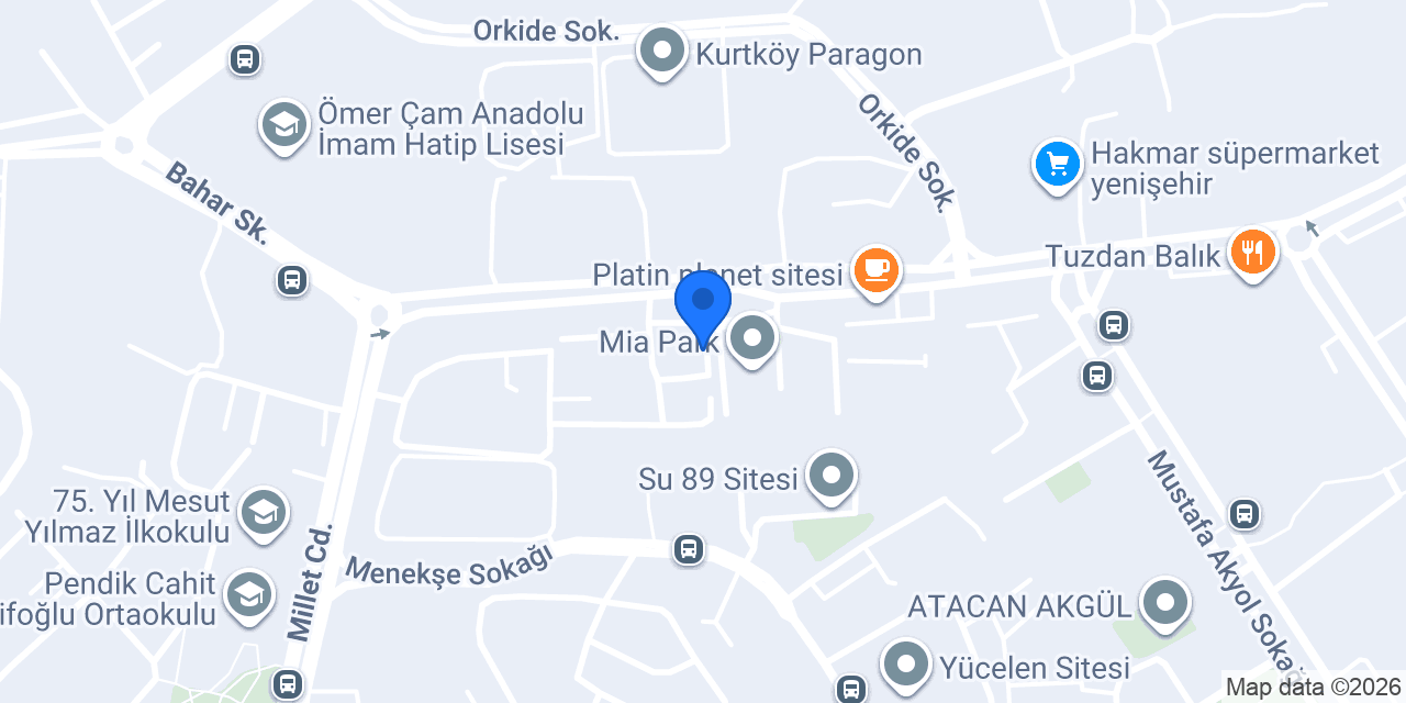 Sihirli Dunya Anaokulu konumu