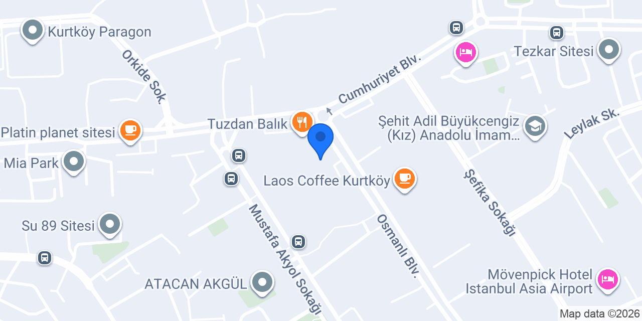 Little Caesars Kurtköy Şubesi konumu