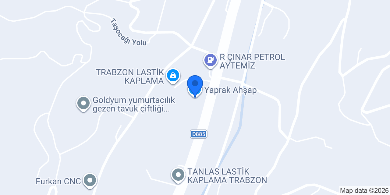 Yaprak Ahşap konumu