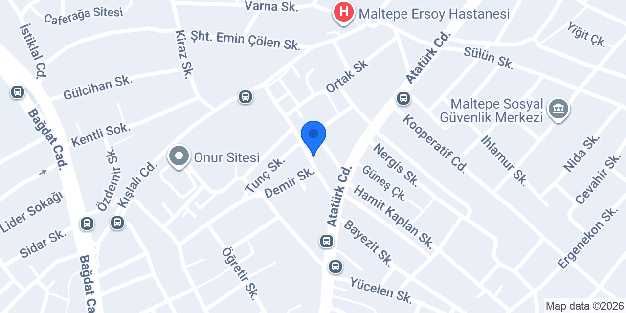 Yurtiçi Kargo Maltepe konumu