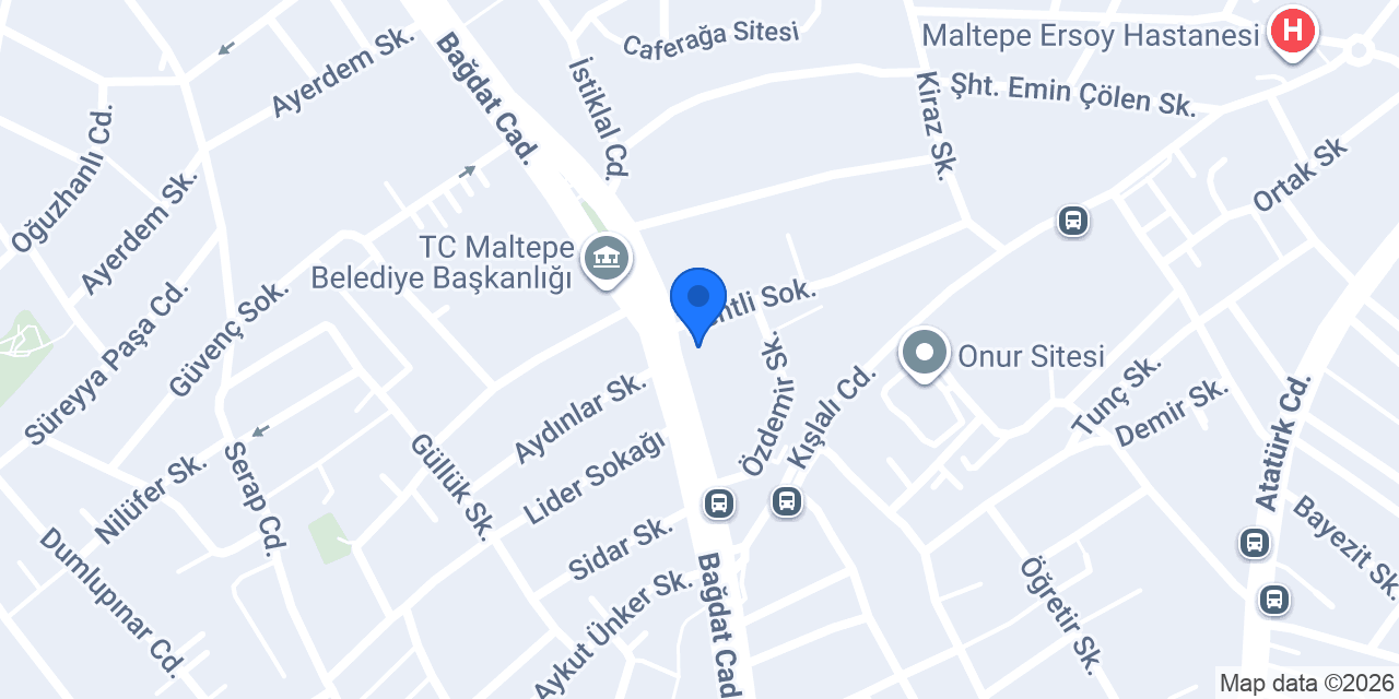 Garanti BBVA Maltepe / İstanbul Şubesi konumu