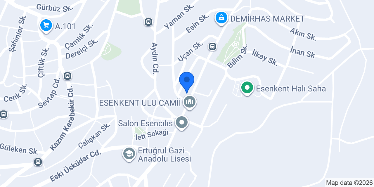 Esenkent Bay - Bayan Terzisi konumu