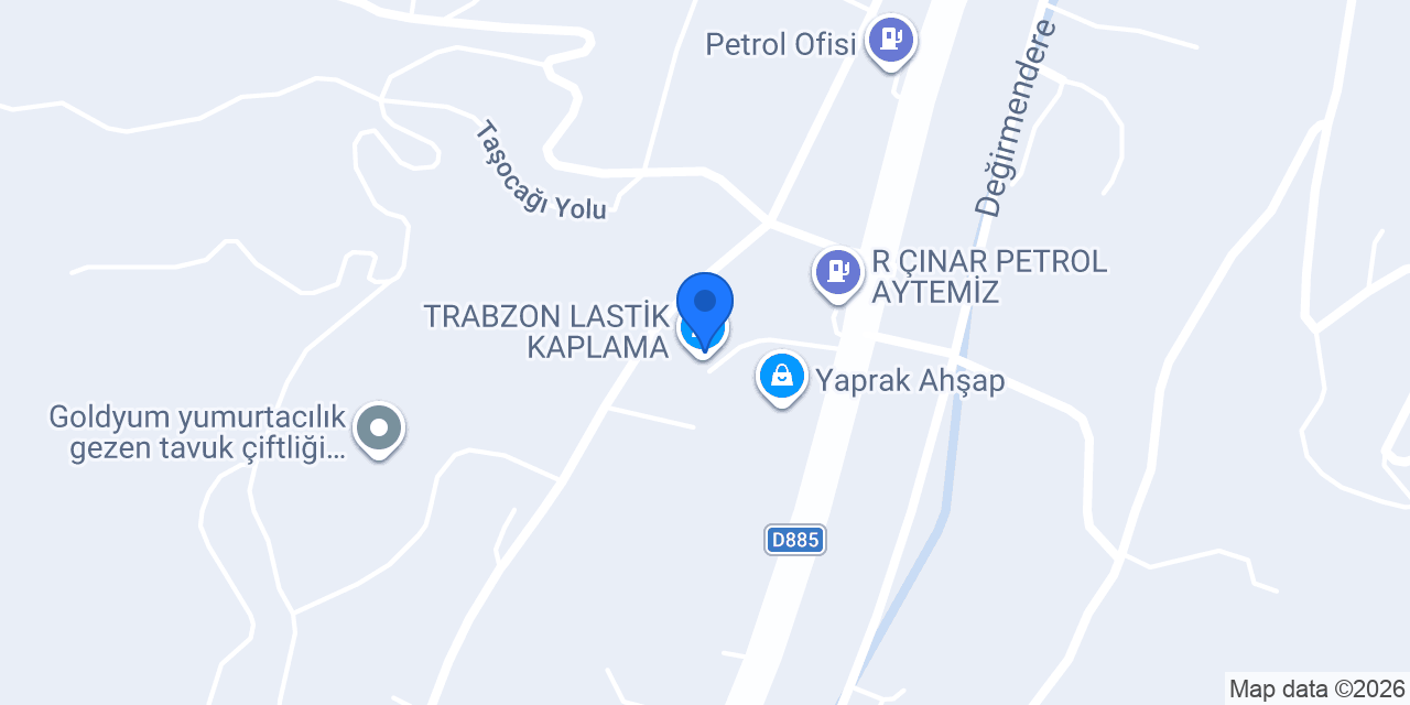 TRABZON LASTİK KAPLAMA konumu