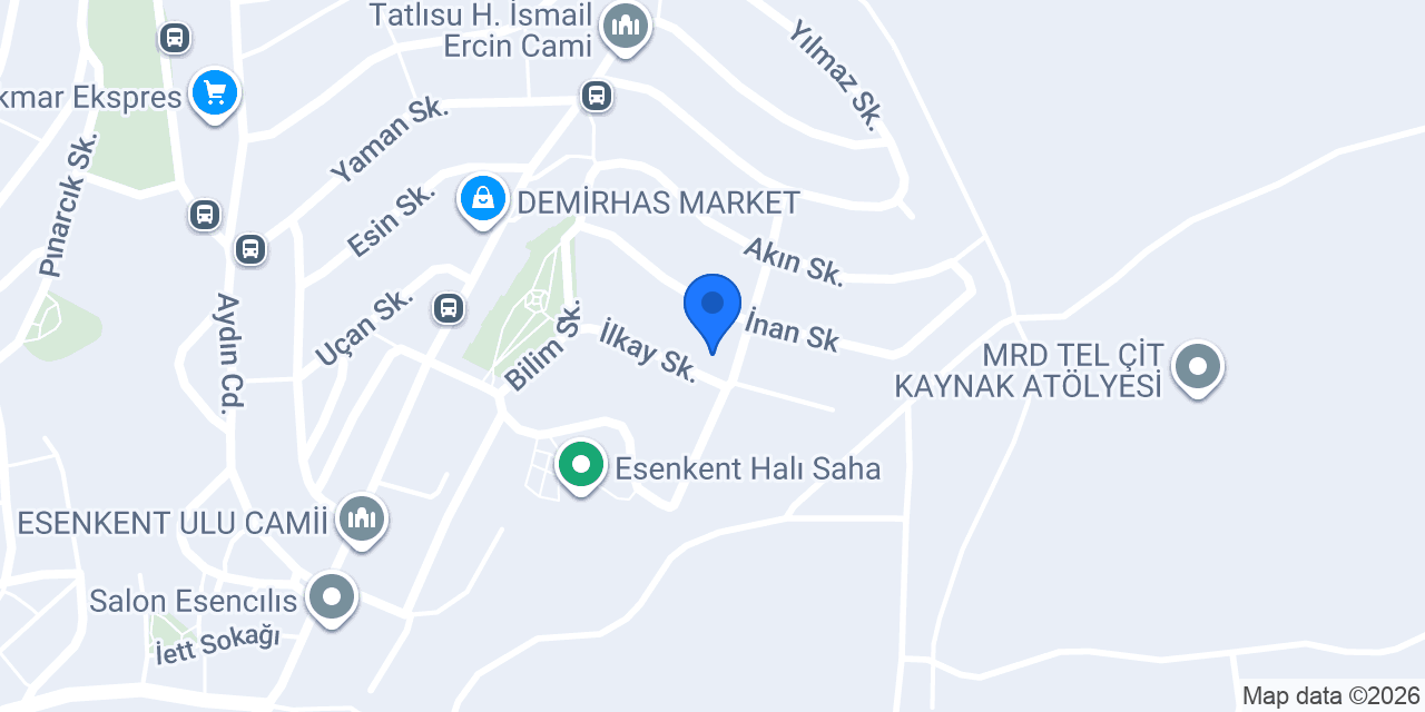Mehdican Nakliyat konumu