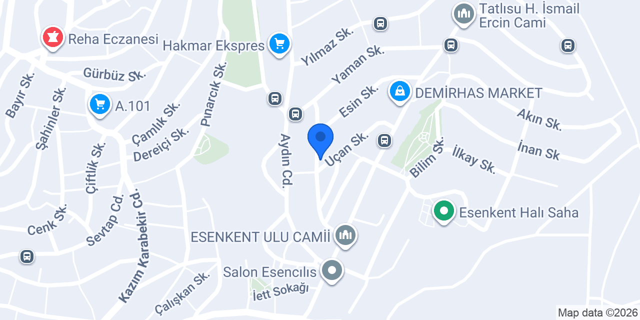 Maviş Halı Yıkama konumu