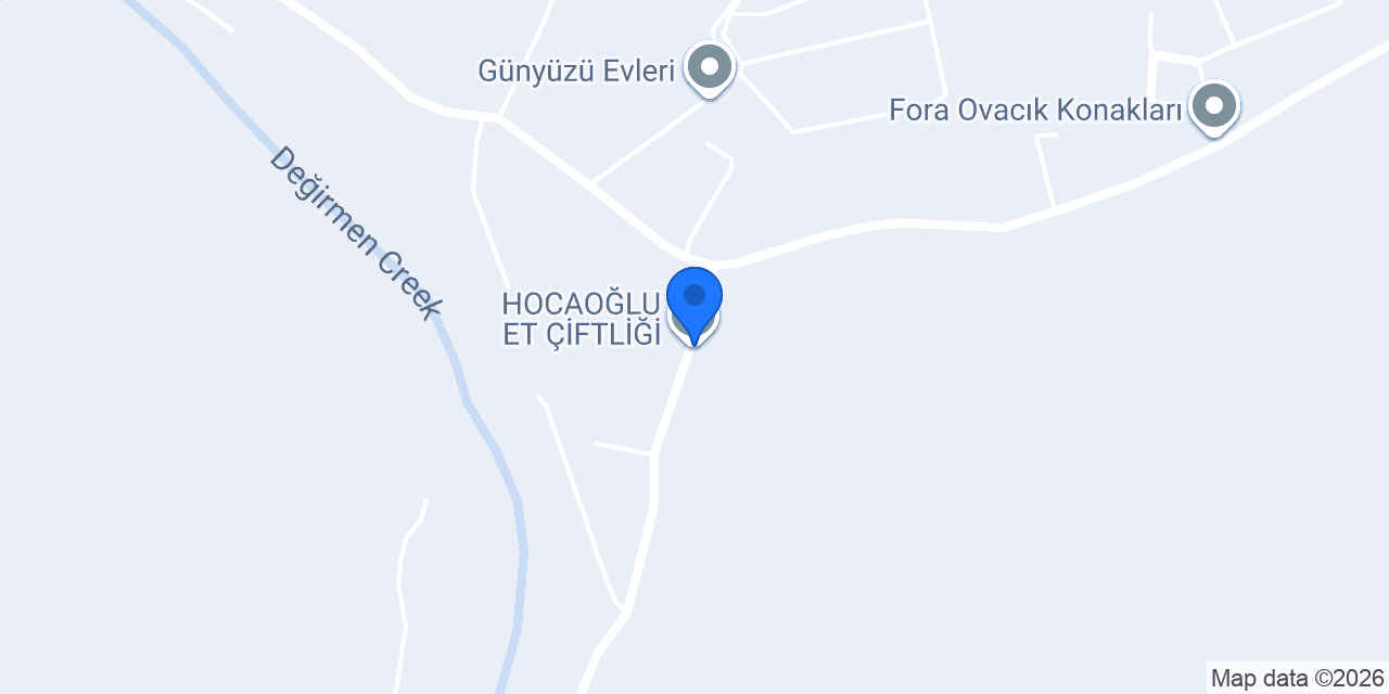 HOCAOĞLU ET ÇİFTLİĞİ konumu