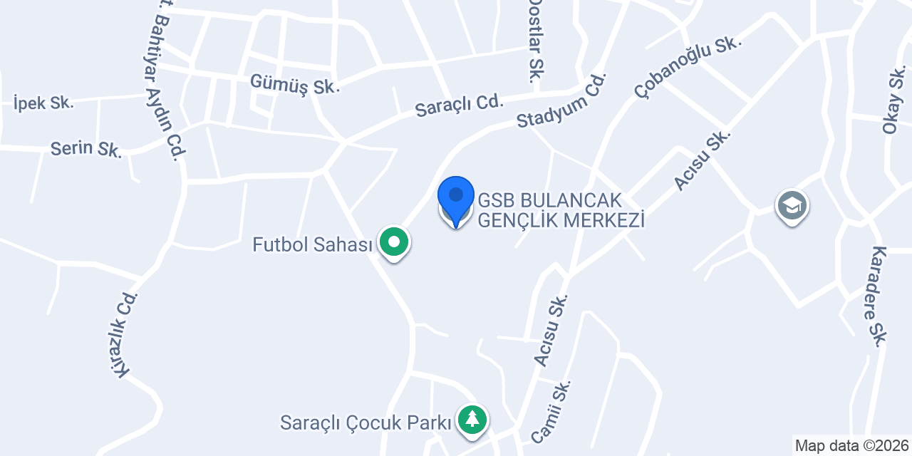 GSB BULANCAK GENÇLİK MERKEZİ konumu