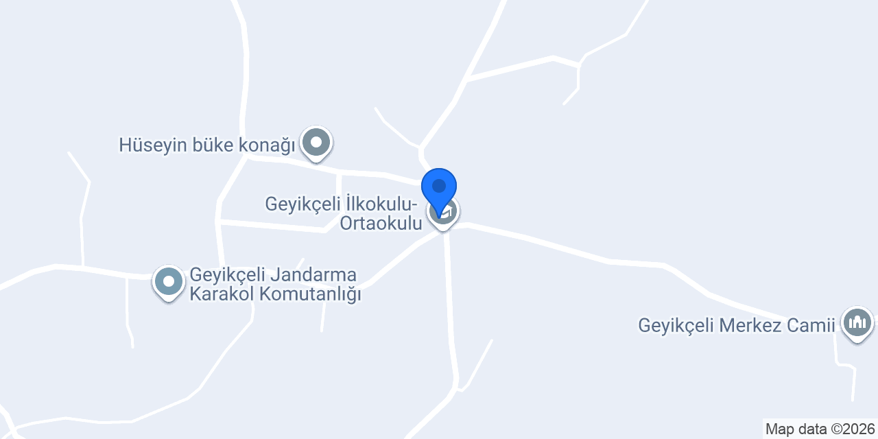 Geyikçeli Sağlık Ocağı konumu
