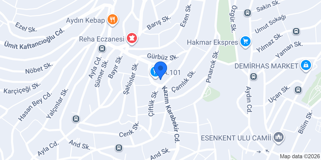 HAKMAR EKSPRES konumu