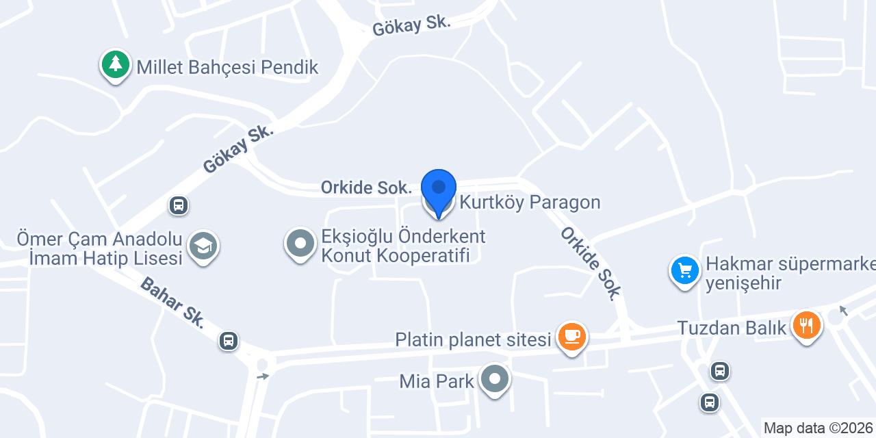 Kurtköy Paragon konumu