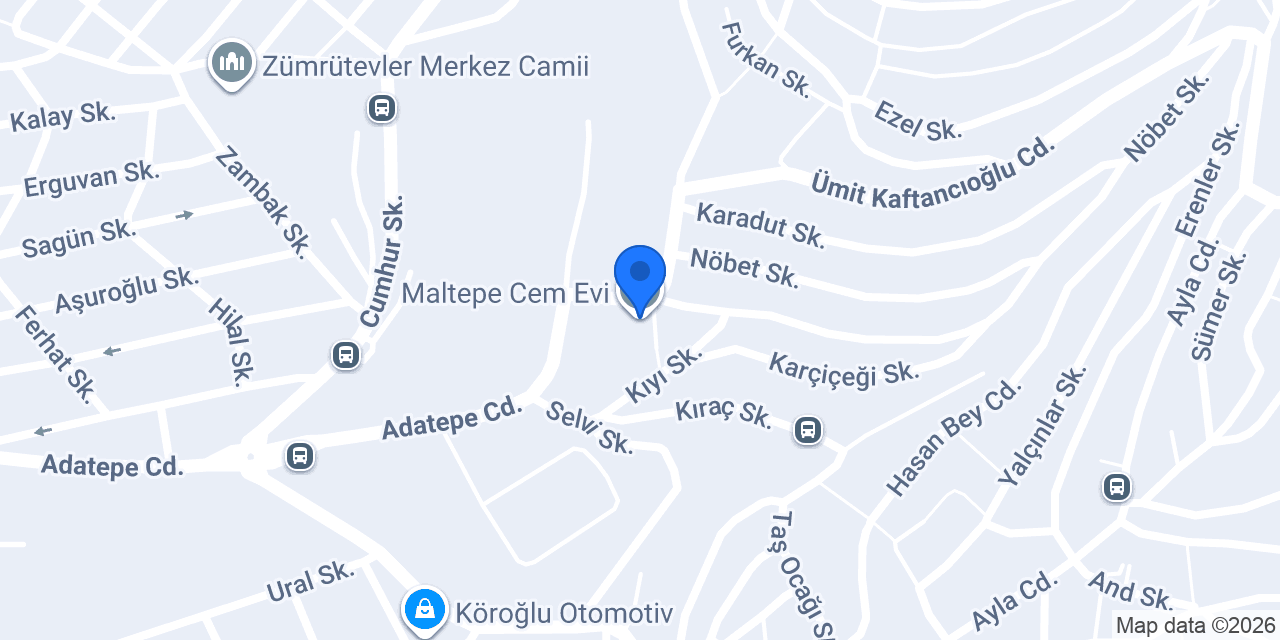 Maltepe Cem Evi konumu