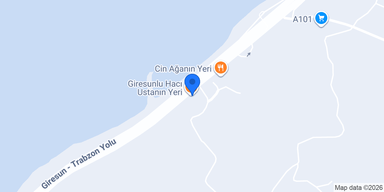 Giresunlu Hacı Ustanın Yeri konumu