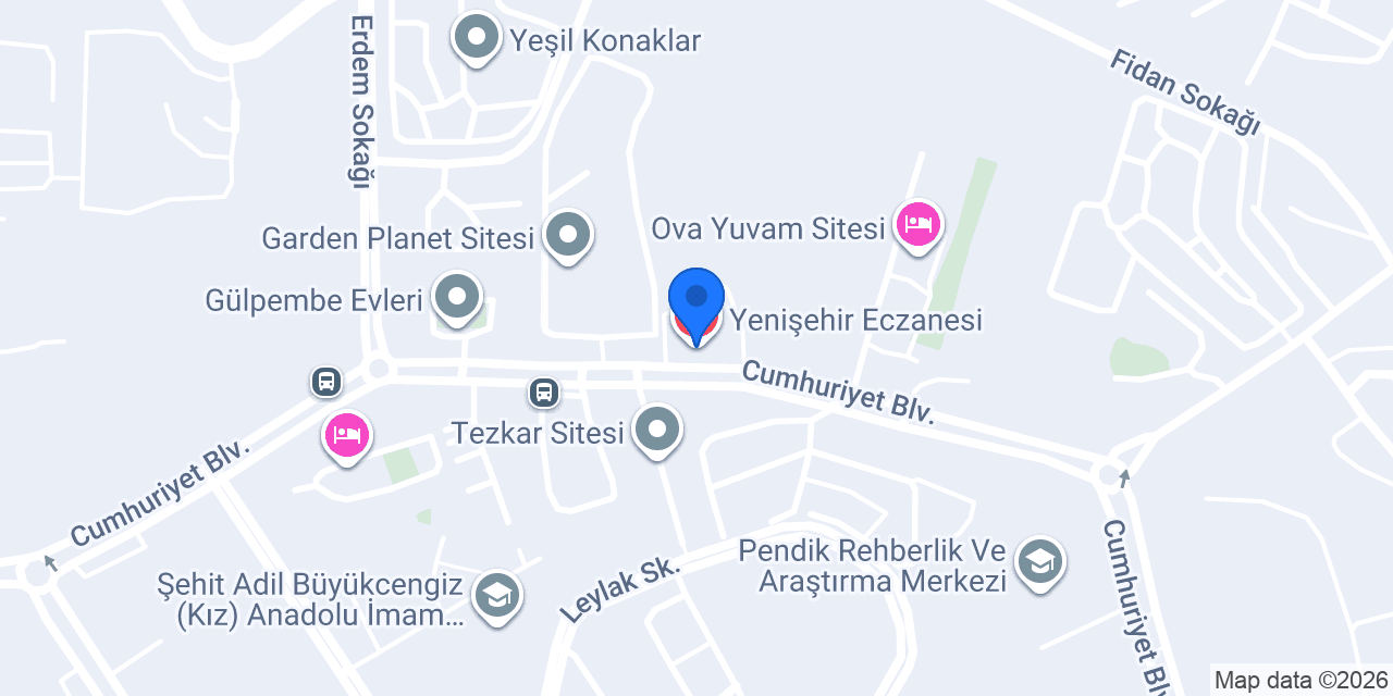 Yenişehir Eczanesi konumu