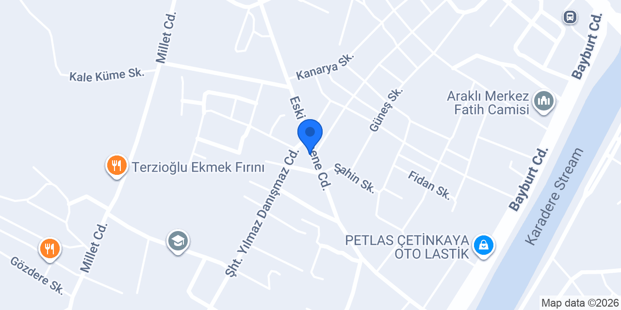 ÖZPINAR EMLAK konumu
