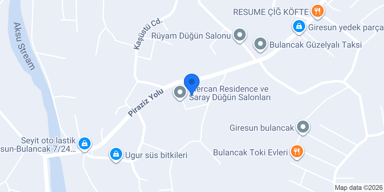 Bulancak Türk Vinç konumu