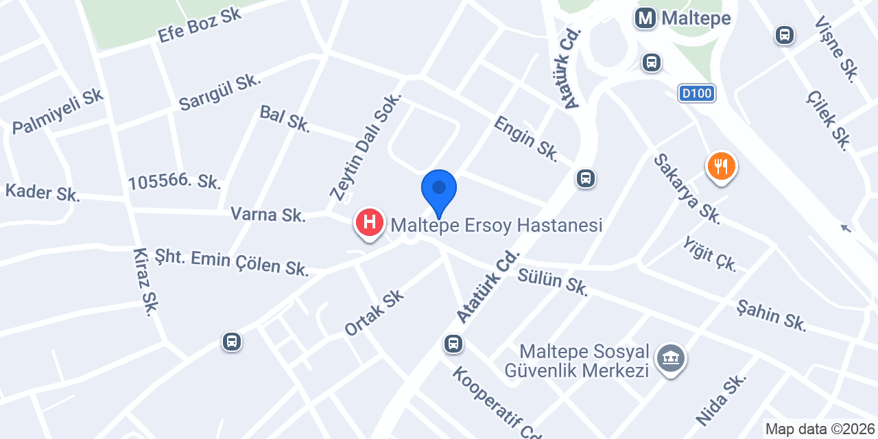 Maltepe Besterapi Fizyoterapi ve Pilates Merkezi konumu